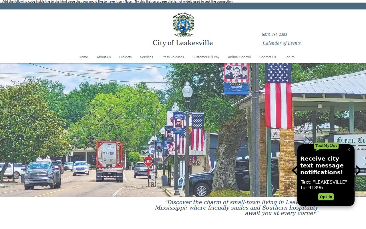 Leakesville court records city office information