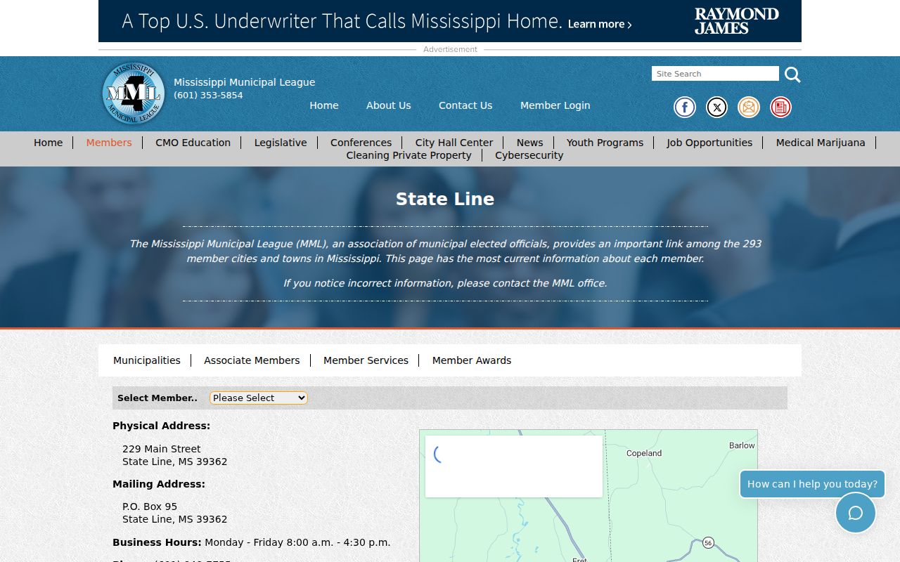 State Line court records municipal office contact profile